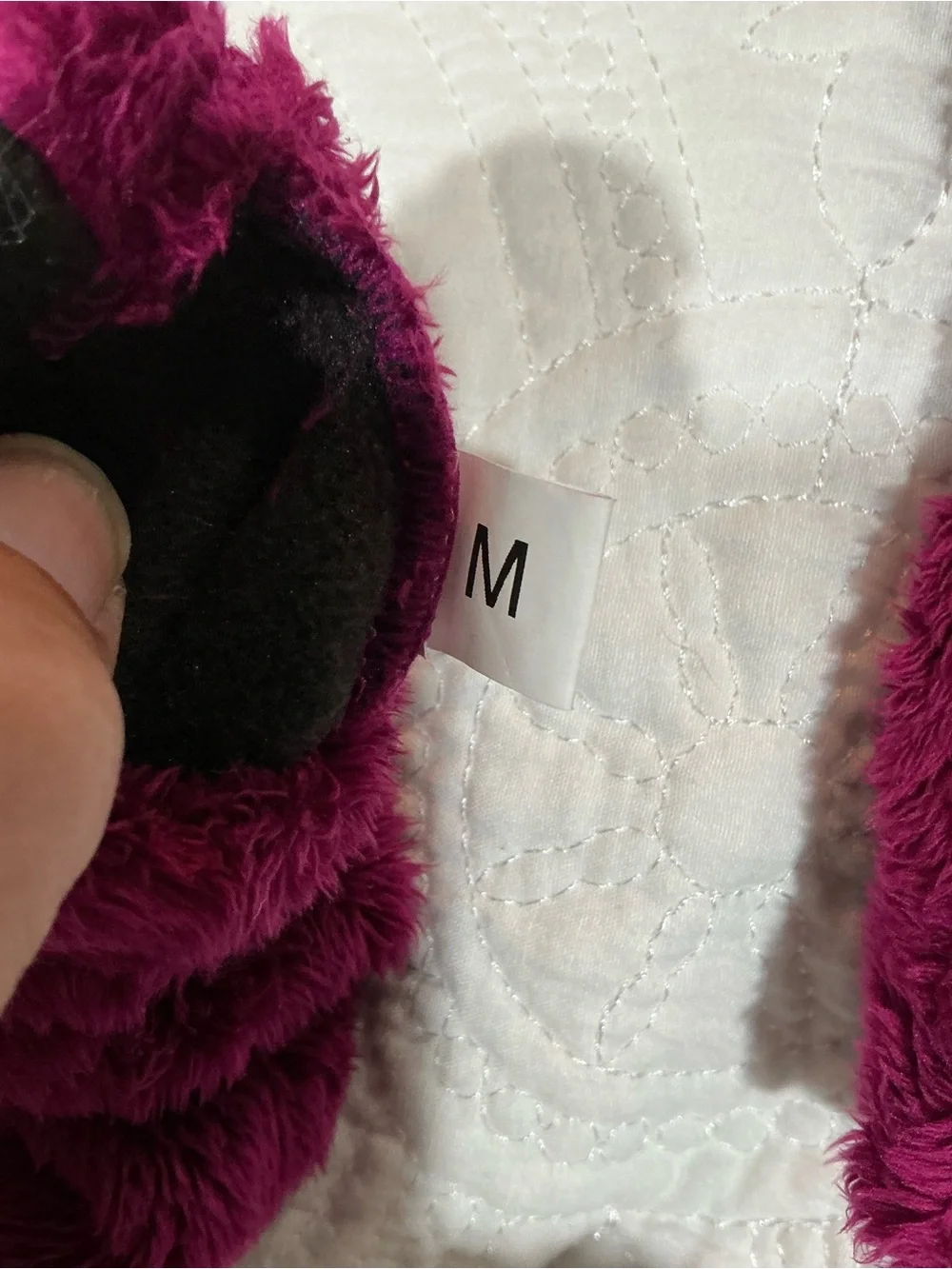 💙 The North Face Osito Etio Gloves Pink / Purple Fleece Gloves - Girls M (01348)